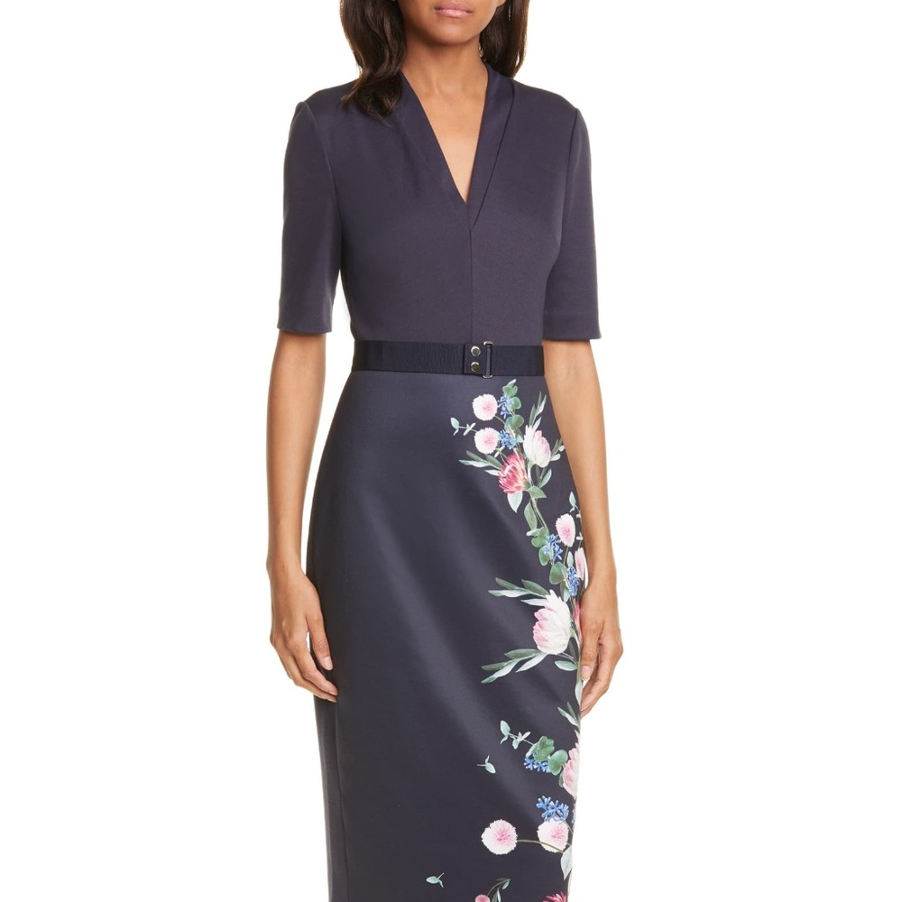 Ted Baker Norraa Fantasia Body-Con Dress
